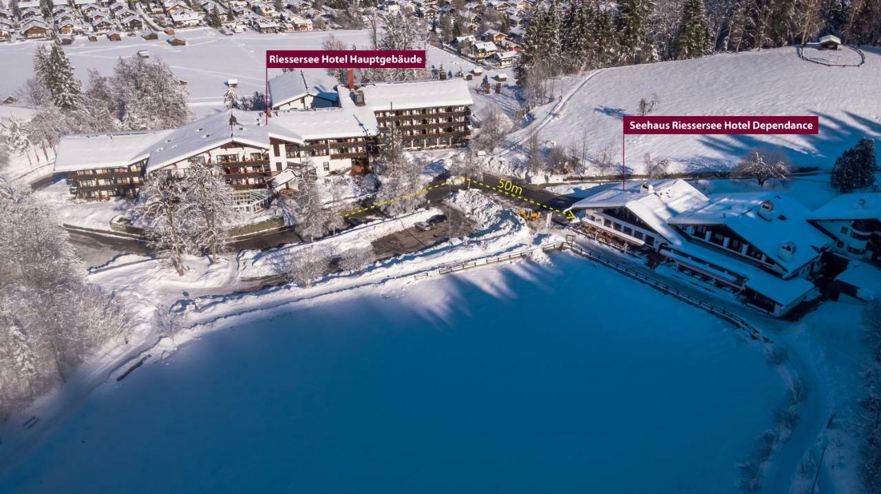 Seehaus Riessersee การ์มิช-พาร์เทนเคียร์เชน ภายนอก รูปภาพ
